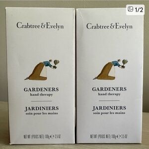 2 Crabtree & Evelyn Gardeners Hand Therapys